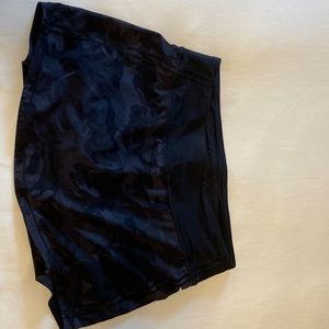 Lululemon Black Camo tennis skirt.